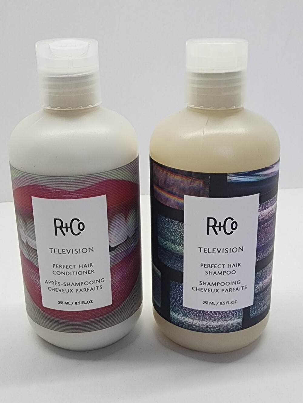 R+Co Television Perfect Hair Shampoo and Conditioner Set, 8.5 Fl Oz Ea